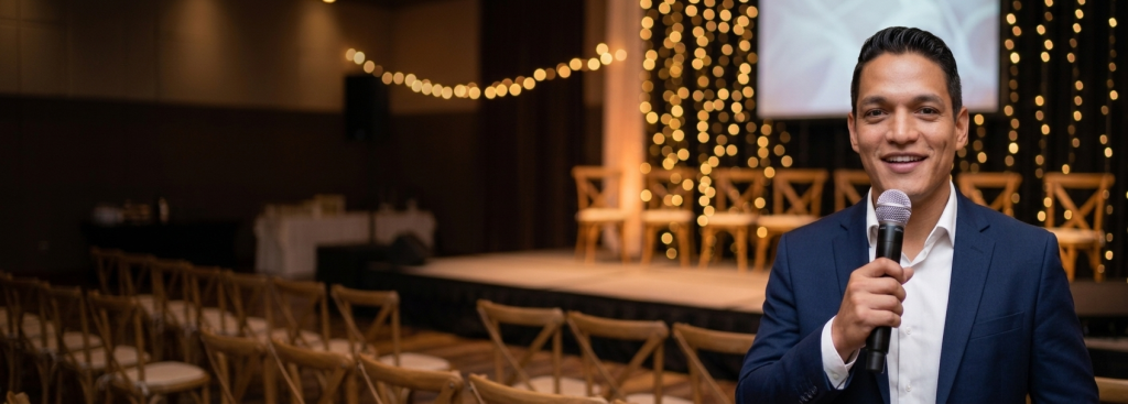 animador de eventos ecuador